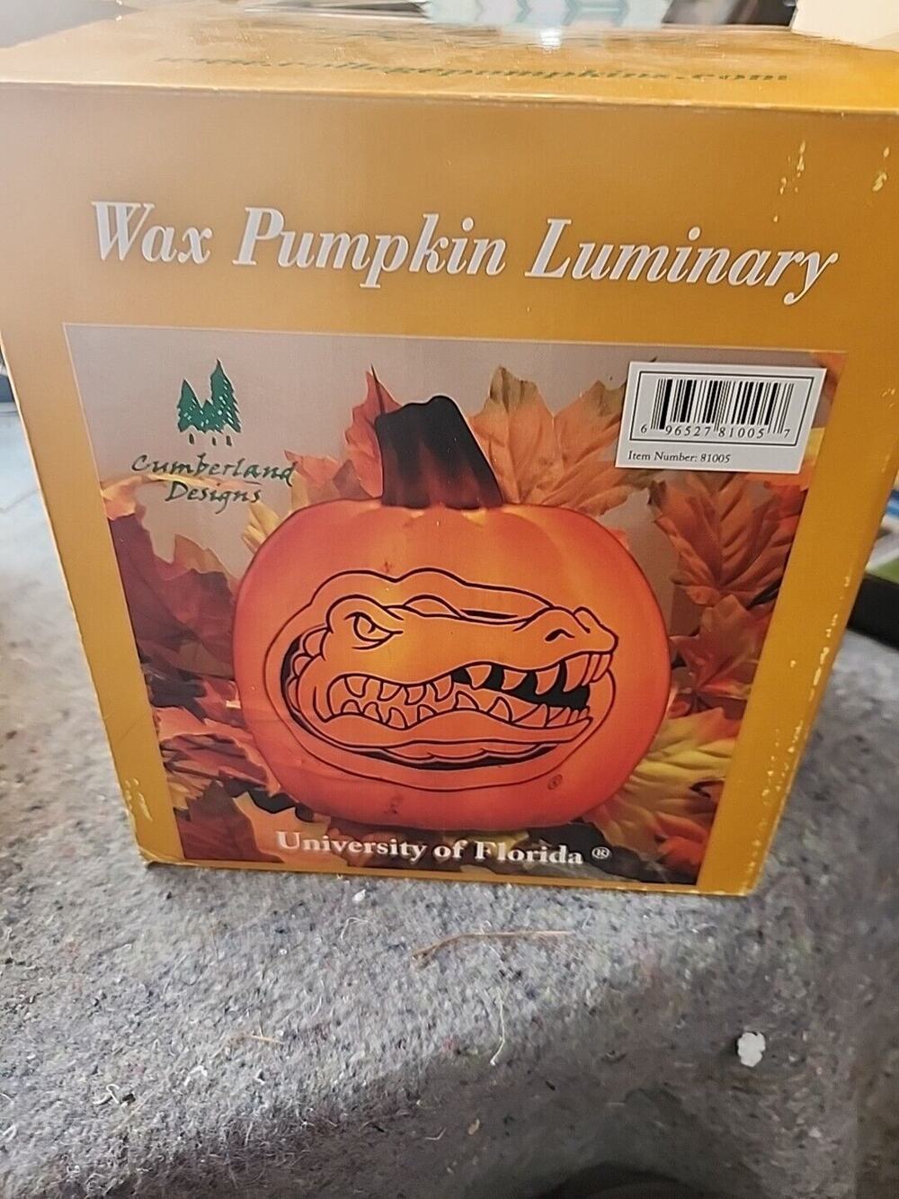 Cumberland designs university of florida wax pumpkin